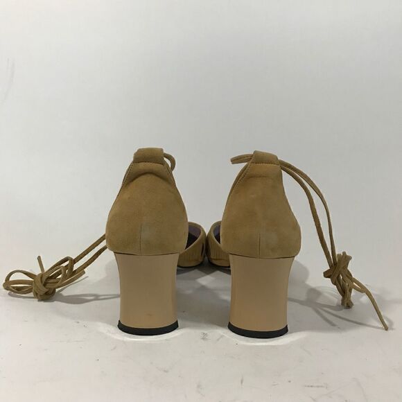 Kenneth Cole Suede Heel wFringe & Ankle Wrap Laces - Picture 6 of 7